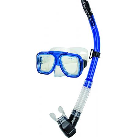OSPREY ADULTS MASK & SNORKEL SET SNORKELLING SWIMMING DIVING ULTRA CLEAR Red 