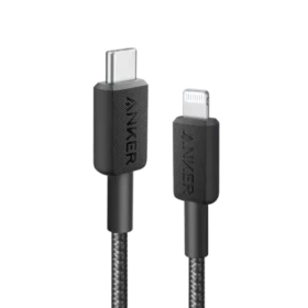 Anker 322 USB-C to Lightning Cable Braided (1.8m/6ft) -Black