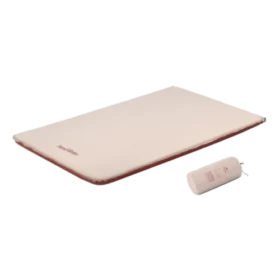 Naturehike Elastic cloth self inflatable sleeping pad Double - Almond Yellow