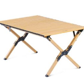 Naturehike Fang Yun Aluminum Alloy Egg Roll Table - Oak