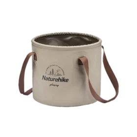 Naturehike foldable round bucket 20L - Light Brown