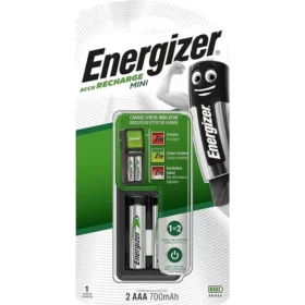 Energizer Battery Charger with 2 Batteries- AAA