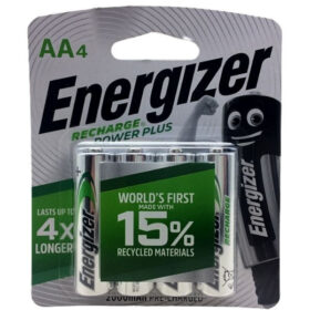 ENERGIZER RECHARGABLE BATTERY-AA 4 PCS