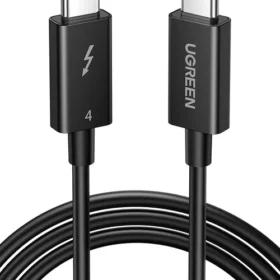 UGREEN USB-C to USB-C Thunderbolt 4 Cable 0.8m (Black)US501