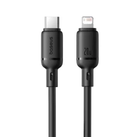 Baseus Silky USB-C to Lightning 20W Fast Charging Cable – Black