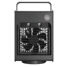 Porodo Lifestyle Air and Mist Portable Cooling Fan With Night Light And Oscillation