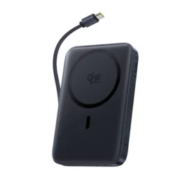Baseus PicoGo AM61 Qi2.2 Magnetic Power Bank with Detachable Cable 10000mAh 45W - Cosmic Black